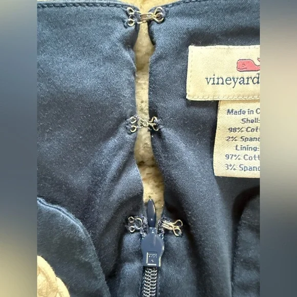 Vineyard Vines Women’s Navy Rope Appliqué Tunic Dress - Size 2 - Picture 7 of 10